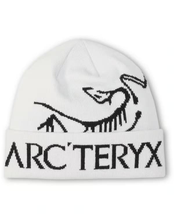 Arc'teryx Bird Word Toque Hvit Void Ull Lue Unisex Varm Vinter Hvit