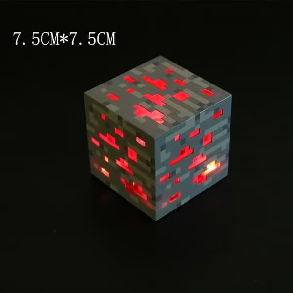Minecraft-lys, oppladbart, dekorativt nattlys