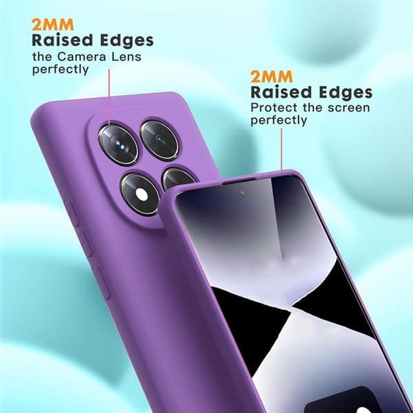 Xiaomi Redmi Note 15 Pro Plus 5G Telefoncover - Silikone Stød- og Ridsefast Lilla