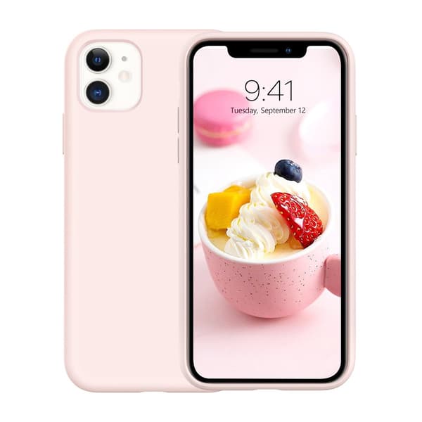 iPhone 11 Silikonskal Rvelon - Rosa Rosa