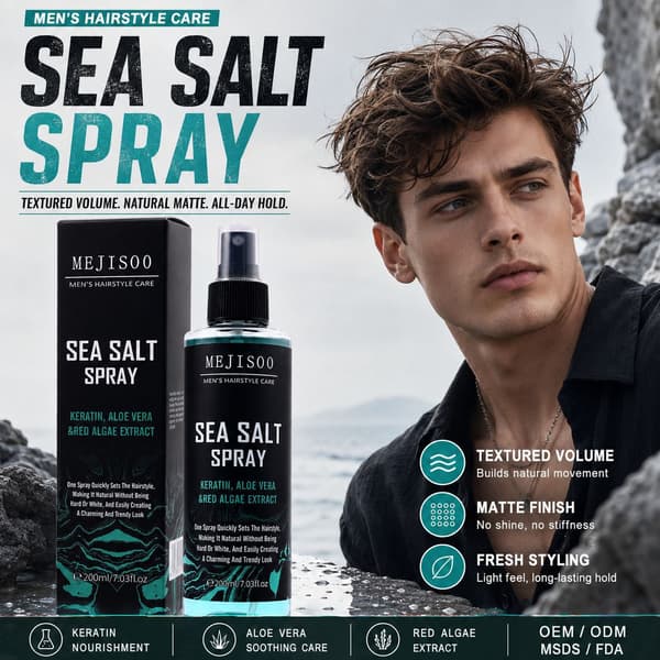 Havssaltspray för hårstyling och surfing