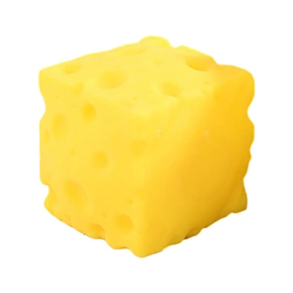 Ost Squishy Sensorisk Leksak, Mjuk Kläm Fidget för Stresslindring, 5 cm