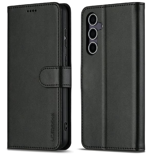 LC.IMEEKE Samsung Galaxy S25 Plus Svart Plånboksfodral