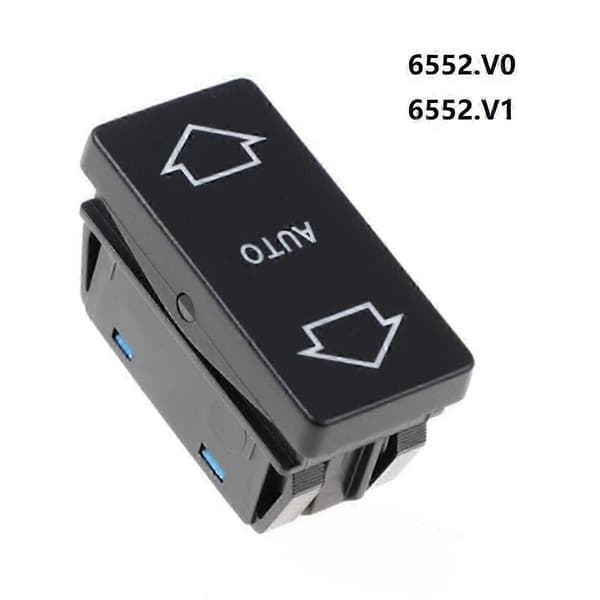 Bryter for vindusregulator 6552.V0 6552.V1 for 106 1991-2003 405 1987-1996 6 pinner Black