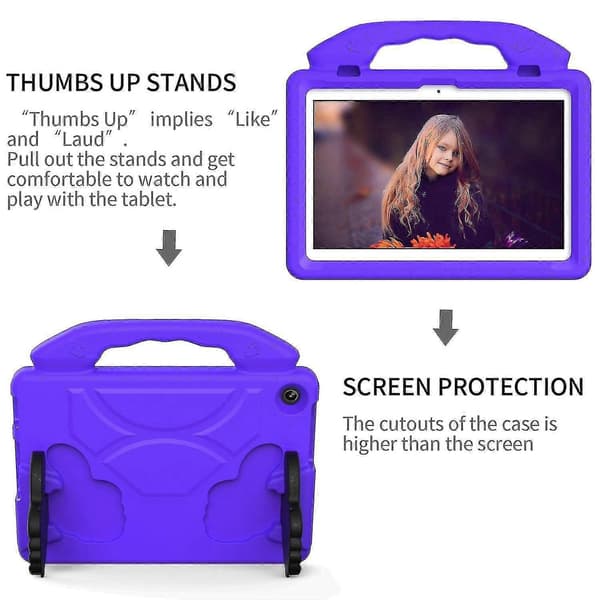 EVA surfplattefodral för Lenovo Tab M10 (3:e generationen) TB-328 Purple
