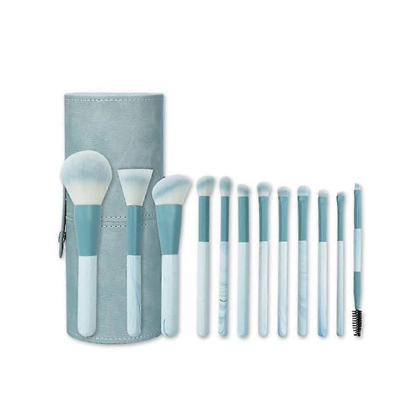 12 sæt makeupbørster, makeupbørster, stipplingbørster, begyndere, et komplet sæt børster