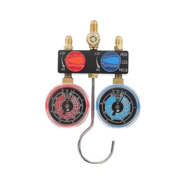 -m01 Kølemiddel Diagnose Manifold Manometer G1/4 Tilstand Manometer Trykmåler Køleværktøj