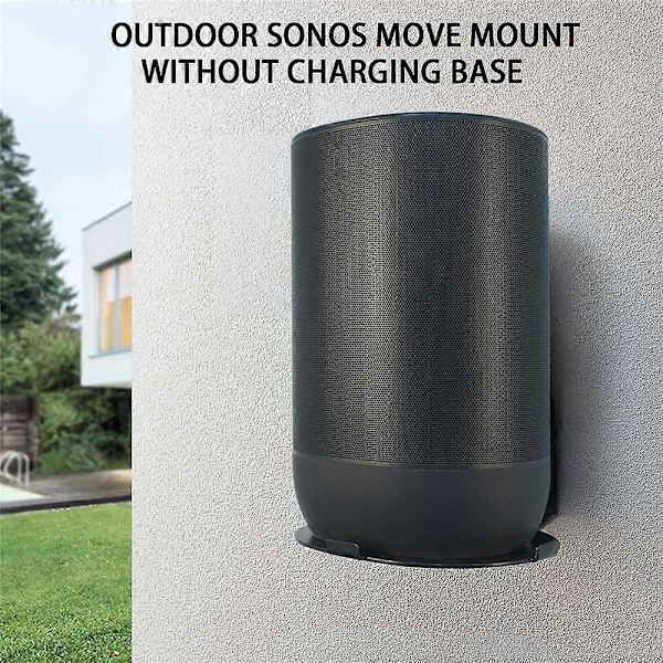 [13R] For Sonos Move 2 / Move Wall Mount Metal Bracket Space-Saving Speaker Holder Stand
