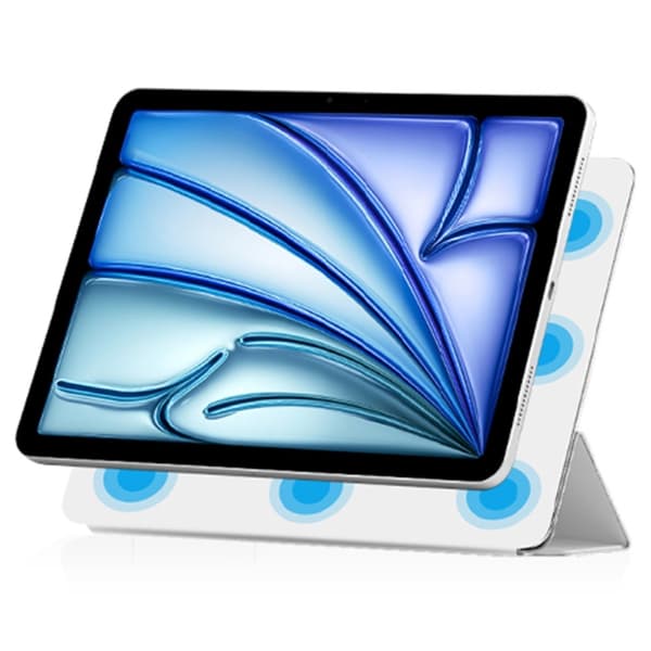 iPad Air 13 2026-2024 2-in-1 Magnetic Case White 321