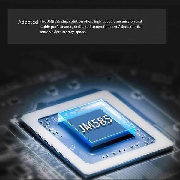 Til PCI-E udvidelseskort Dobbelt NVME PCI-E X8 Splitkort til 10-ports adapter Pcie-kort JMB585-chipsæt