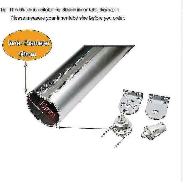 [13R] Roller Blind Repair Kit, Complete with 32mm Roller Blind Mechanism, Roller Blind Chain and Metal Bracket