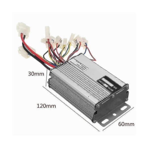 36V 1000W Borstad Kontroller Elektrisk Cykel E-cykel Scooter Borste Hastighetskontroller Motor För Elektrisk Scooter Silver