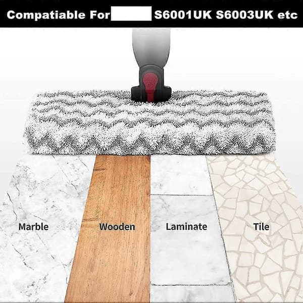 Moppdyna kompatibel med S6001w S6002 S6003w S3973 Mopptillbehör Moppduksdynor