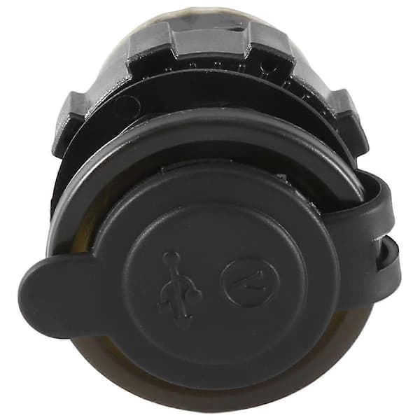 Biloplader Bil Bluetooth Digital Display En Til To Dobbelt Usb Biloplader Universal Rødt Lys