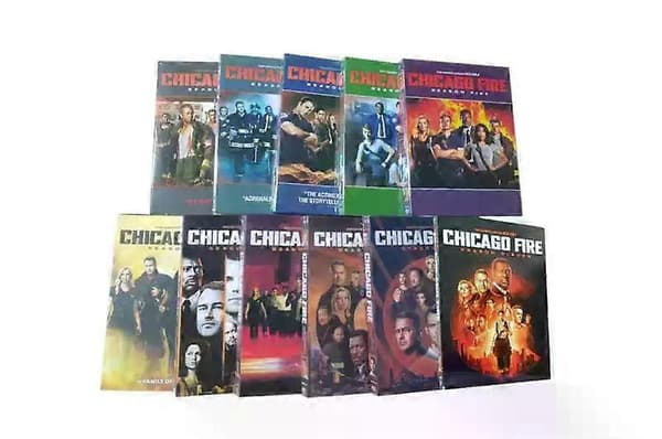 Chicago Fire: The Complete Seasons 1–11 DVD Collection | Actionfylt førstehjelpsdrama Engelsk versjon