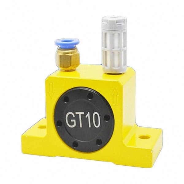 GT10 Pneumatisk luftturbinevibrator til lille rørledning Silo Vibration Knocker Yellow