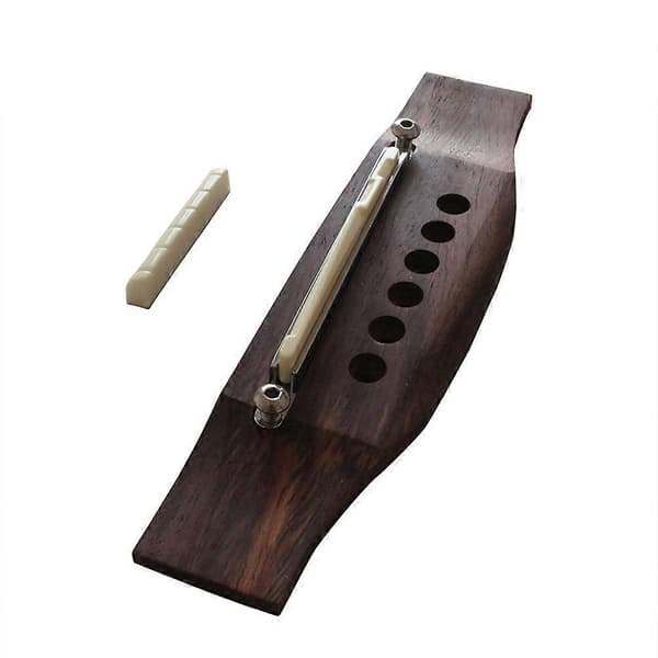 Höjdjusteringsbrygginsats för akustisk gitarr DIY gitarrtillbehör Coffee