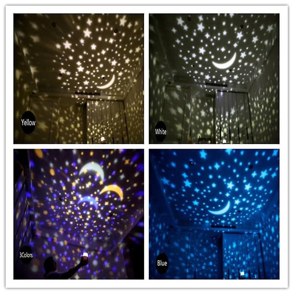 Starry Sky Night Light, Planetary Projector Earth Universe LED Light Colorful Starry Sky Lamp Projection Lamp