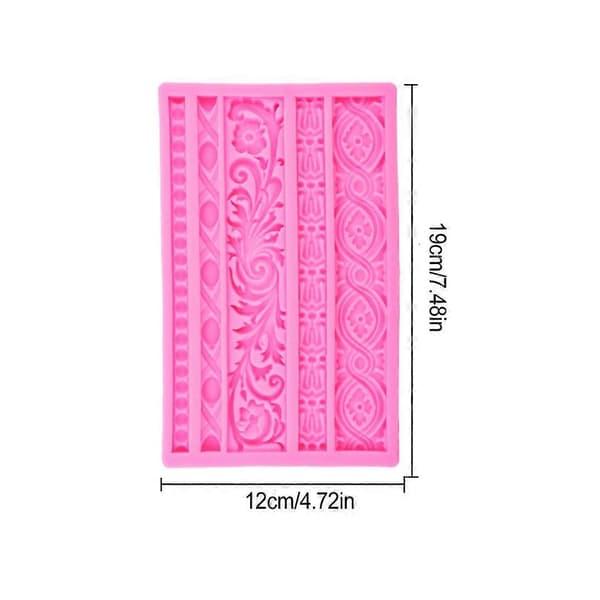 Sugar Craft Cake Edge Decoration Frame Easy Clean Durable Heat Resistant Eco-friendly