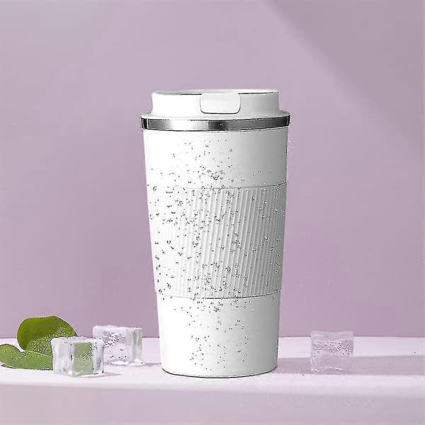 Isoleret kaffekrus termisk rustfrit stålflaske vakuumtermokande Black 510ml