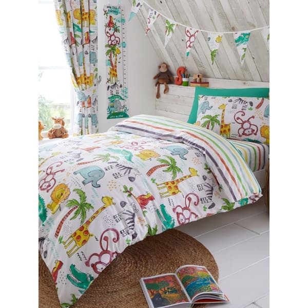 Jungle Fun Dynesett Junior Flerfarget Multicoloured Junior