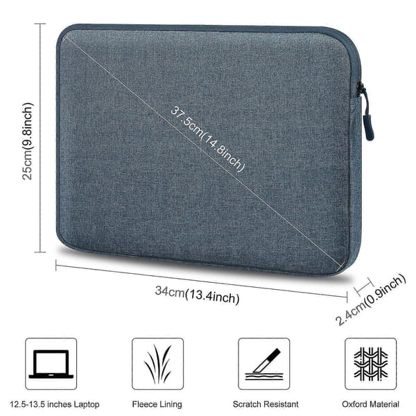 13 tums laptopfodral med dragkedja -Sy