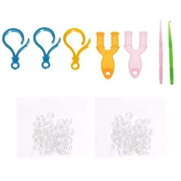 DIY - Loom Bands - 1500 kpl - Kuminauhasetti - multifärg multicolor