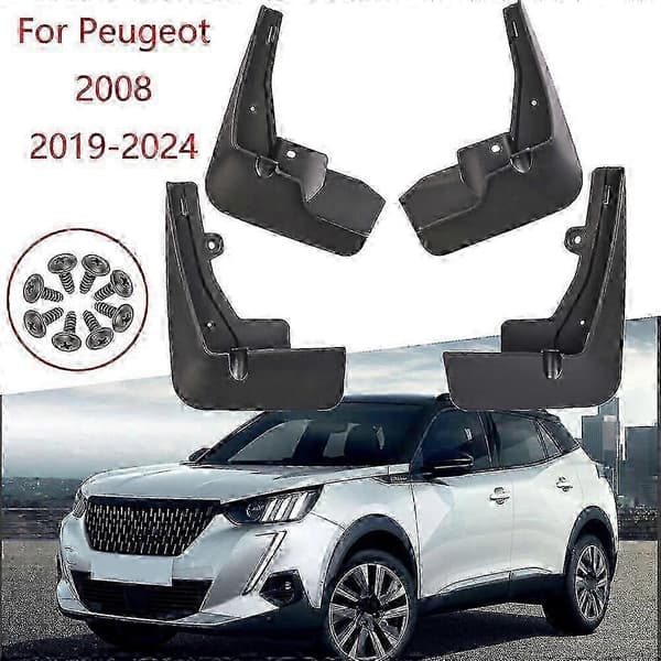 Peugeot 2008 (2019 - 2024) Skvettlapper Foran Bak Skjermer