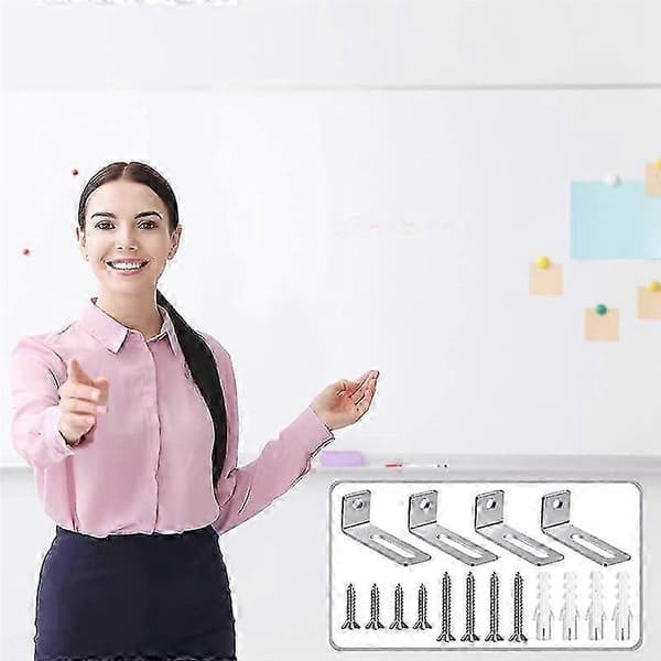 20 sæt Whiteboard Installationshardware Kit Monteringsbeslag as shown
