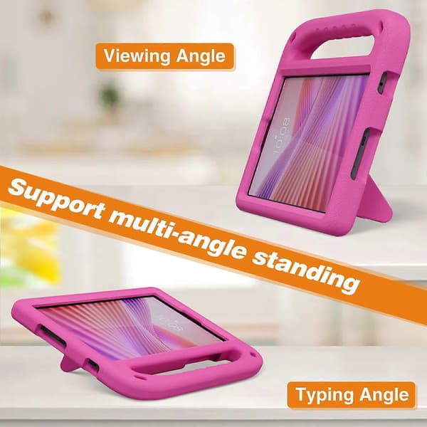 TKdaddy til Lenovo Tab K9 / One Cover Håndgreb Kickstand Tablet EVA Cover Rose