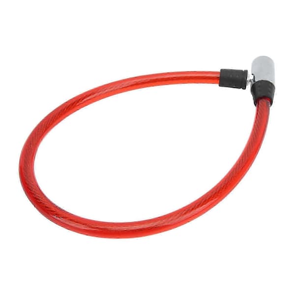 Robust Durable Steel Wire Bike Cable Lock Portable Easy Use for Bicycle Motorcycle Gate Red