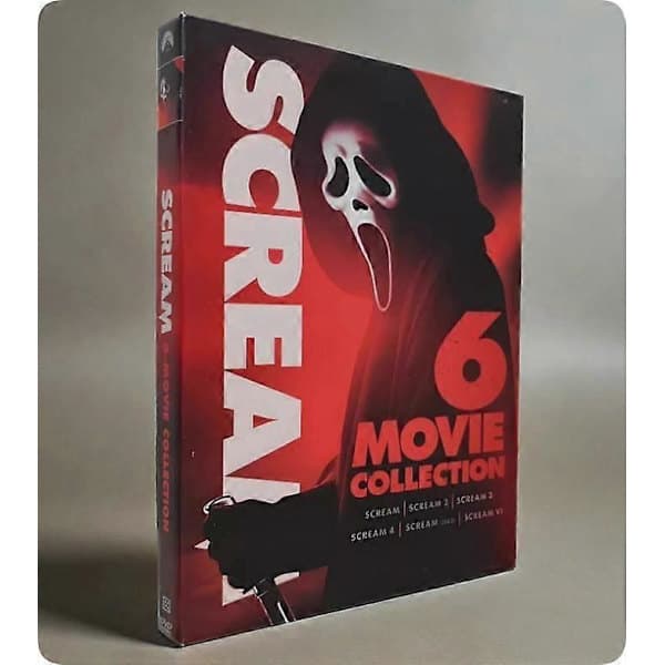 Scream 1-6 Engelsk versjon (DVD) Film 6-plater Ny