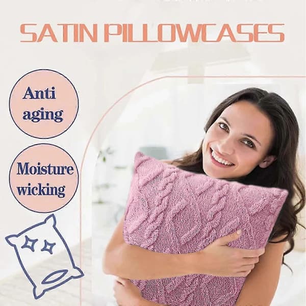 Vaskbart Dekorativt Pudebetræk 50x50 cm, Lynlås, Polyester, til Sofa Stue Soveværelse Udendørs – Passer til Standardindlæg Lilla Purple 1Pcs