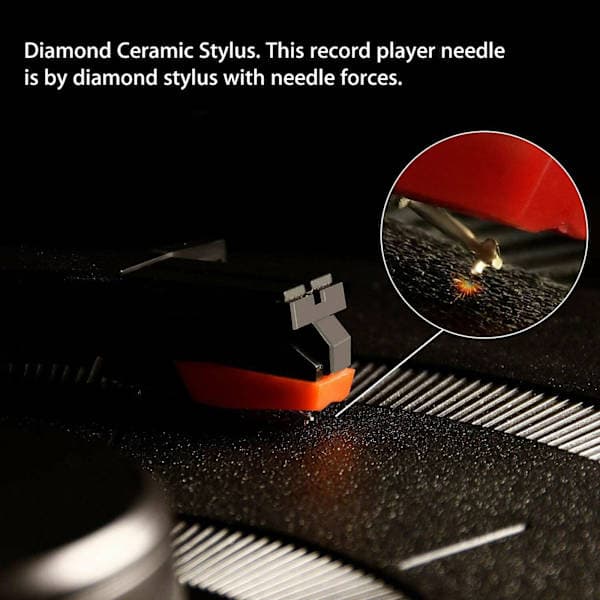 [13] Turntable Needle, 3 Pcs Replacement Needles for Turntable Universal Replacement Needles Fit Most Vinyl Crosley / ION / Jensen /