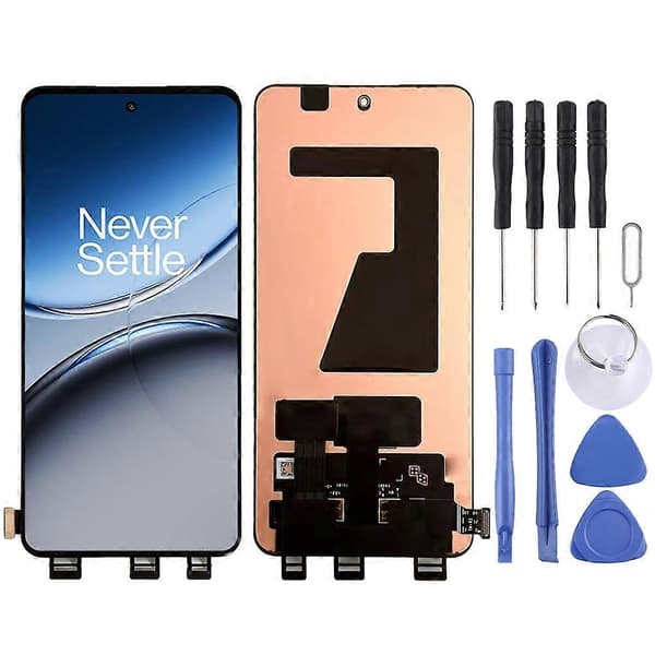 Til OnePlus Nord 4 CPH2663 KOMPATIBEL AMOLED LCD-skærm med Digitizer Fuld Samling Not Specified