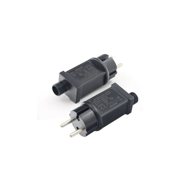 12V LED Strømforsyning, IP44 LED Transformator Lavspændings LED Adapter Driver til Julebelysning, Lysslinge
