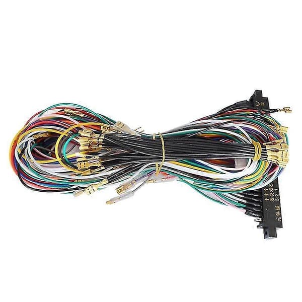 Jamma 28-pin arkadekabelsele joystick-knappkontakt for videospillboks arkadespill (4 As Shown