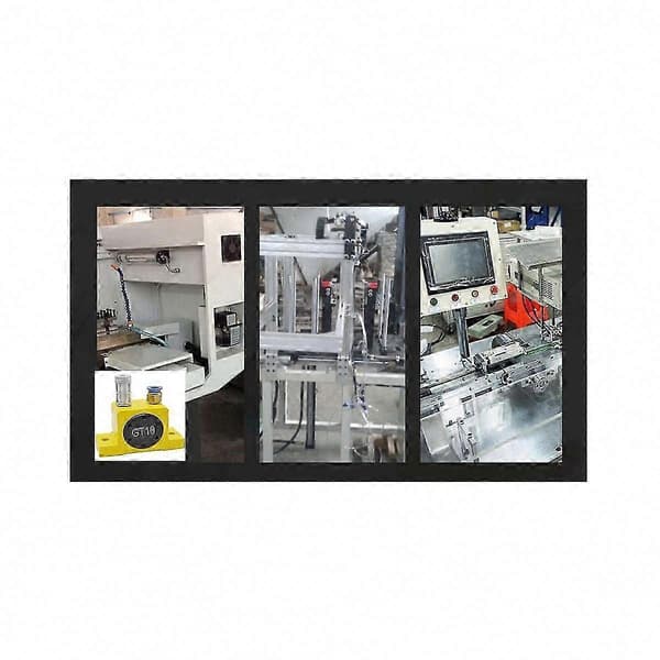 GT10 Pneumatisk luftturbinevibrator til lille rørledning Silo Vibration Knocker Yellow