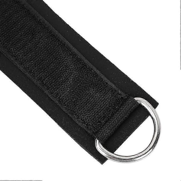 20241 Pair Double D-ring Ankle Cuffs for Gym Training Fitness