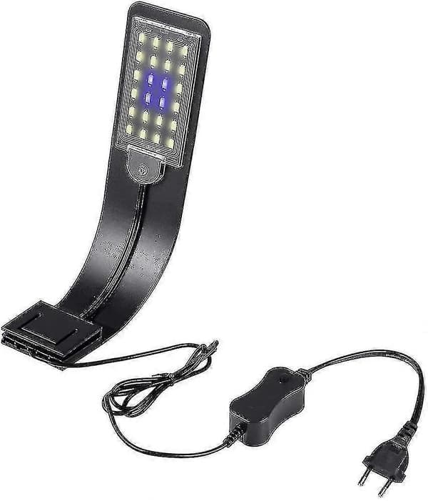 Slank LED-lampe for små akvarier black