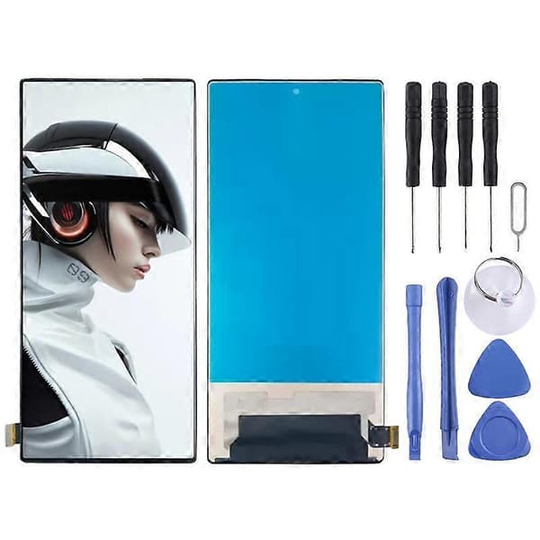 För ZTE Nubia RedMagic 9 Pro / 9 Pro+ / 9S Pro / 9S Pro+ TFT LCD-skärm med digitizer komplett montering, stöder inte fingeravtrycksidentifiering Not Specified