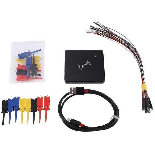 DSLogic Logic Analyzer Båndbredde Op til 400M Sampling 16G Dybde Grundlæggende Version USB-Baseret Logik Analysator Black