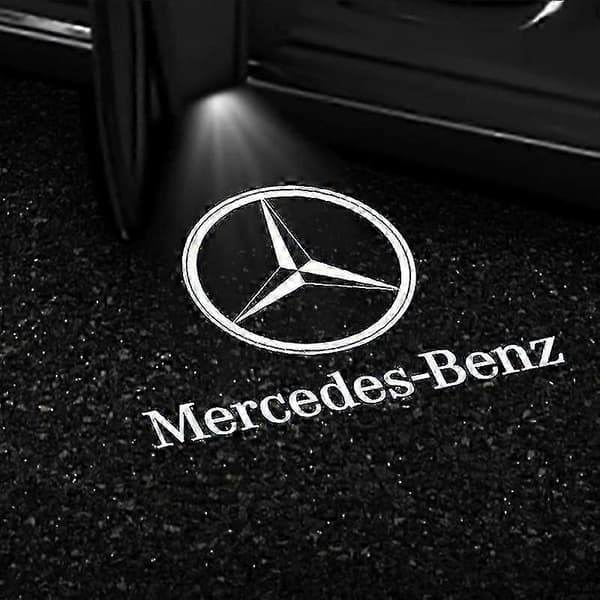2x Bildør LED-projektor for Mercedes Benz GLS GLC GLB GLA A B C E for biltilbehør 1