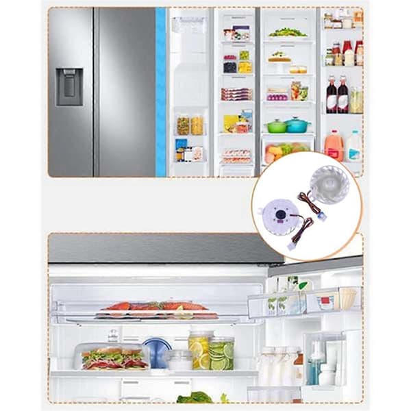 EAU65089706 Køleskabsventilator til Køleskab Z40E12MS1A0-57K06 Køleventilatorudskiftning White