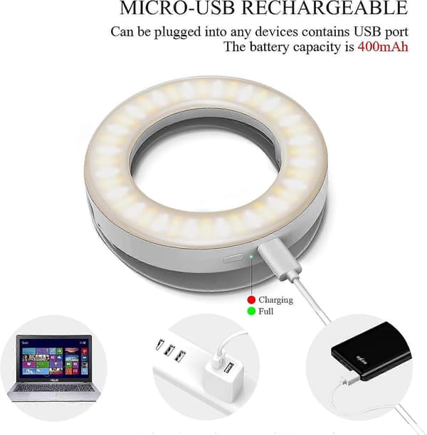 Mobiltelefon Fill Light LED Live Fill Light Selfie Light Artifact Rund Beauty Ring Light