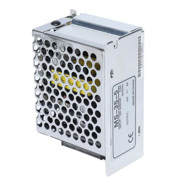 Ouitble DC-strømforsyning aluminiumslegering LED-koblingsstrømforsyning 35W 100-240VAC DC-driveradapter MS-35-5