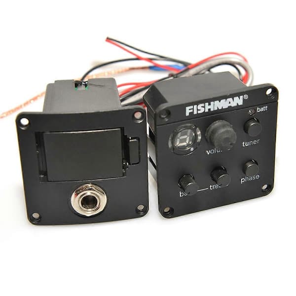 Gitar Pickup ISYS+ EQ Forforsterkersystem Black