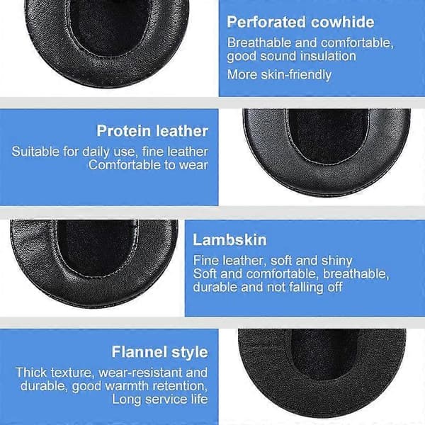 1 par ørepuder til Audeze Mobius Protein PU med klips