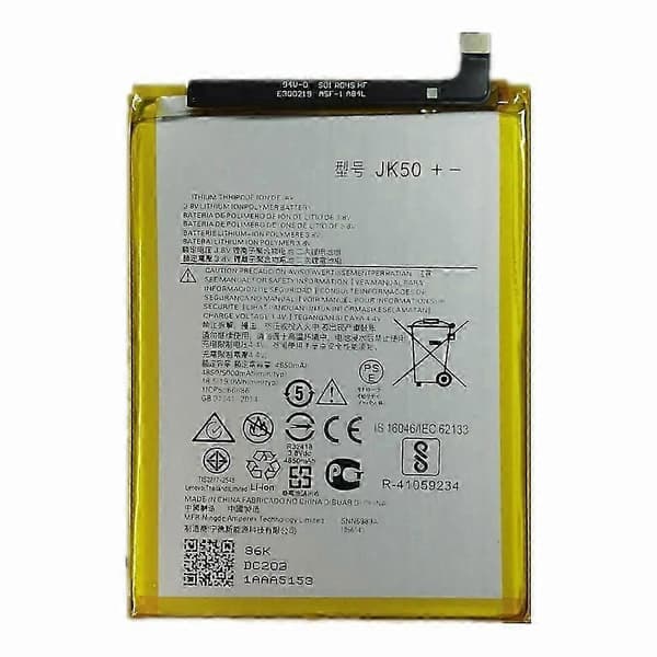 Til Motorola Moto G31 4G 3.70V 4850mAh Li-Polymer Batterisamling Del (Encode: JK50)