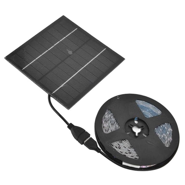 LED-växtbelysning fullspektrum för inomhusväxter, 5W LED-växtlampa multifunktionell 5m ljusslinga för växter och blommor